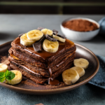 Chocolate Banana Pancake Casserole